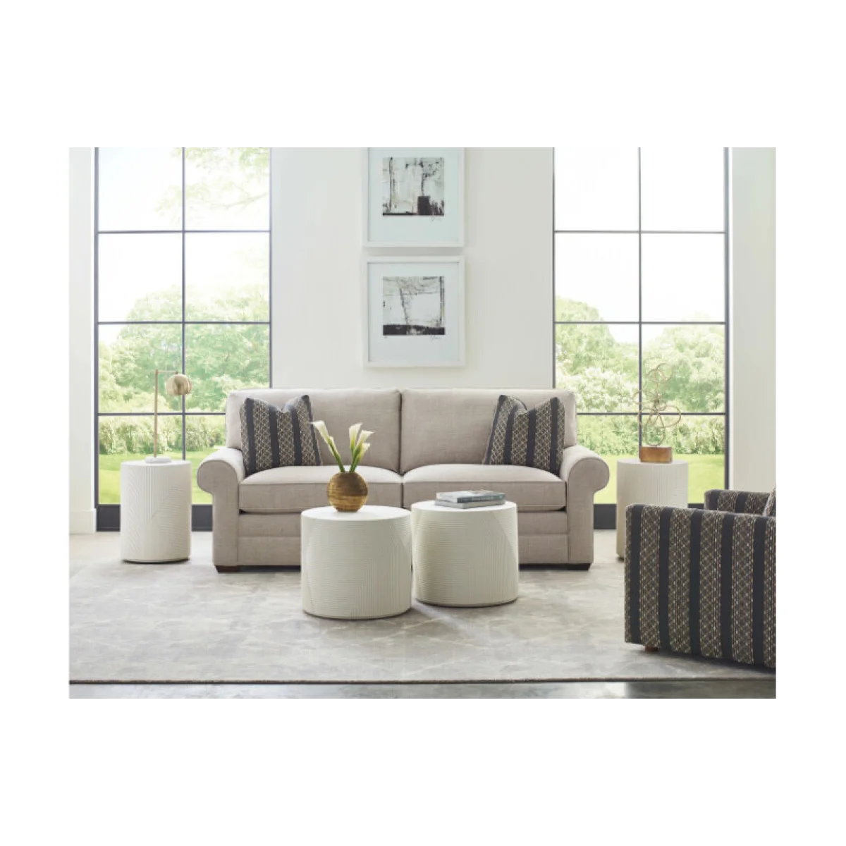 Hidden Treasures Venetto Drum Table End tables End Tables 6