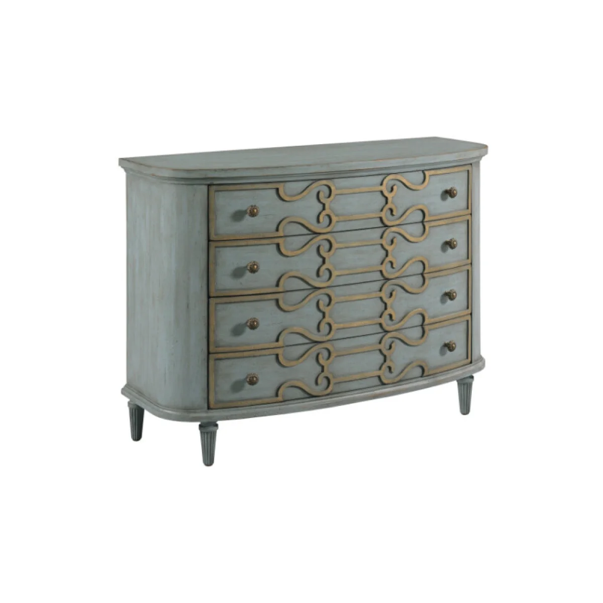 Hidden Treasures Ribbon Hall Cabinet Accent Furniture Accent Furniture 4