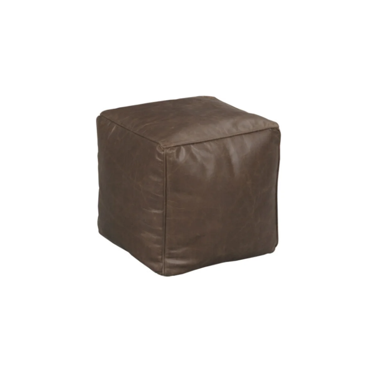 Hidden Treasures Solace Cube Ottomans & Poufs Brown 4