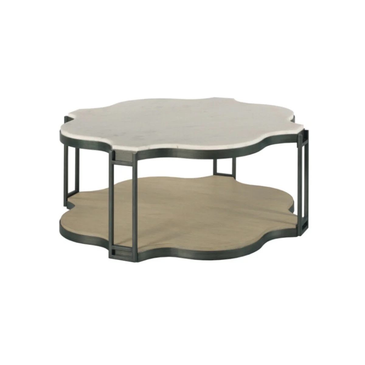 Hidden Treasures Quatrefoil Shaped Coffee Table Cocktail & Coffee Tables Cocktail & Coffee Tables 4