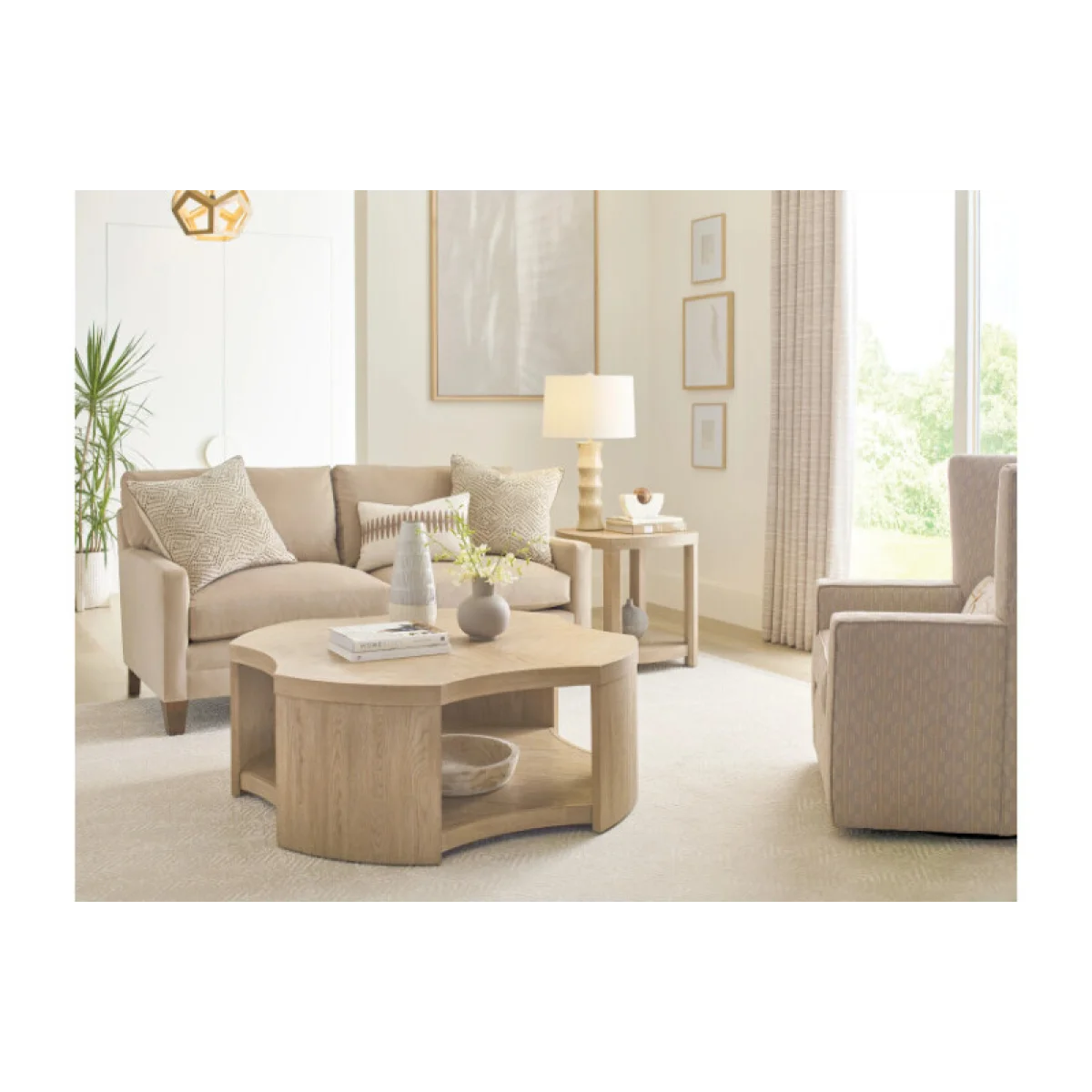 Hidden Treasures Partner Concave Coffee Table Cocktail & Coffee Tables Cocktail & Coffee Tables 6