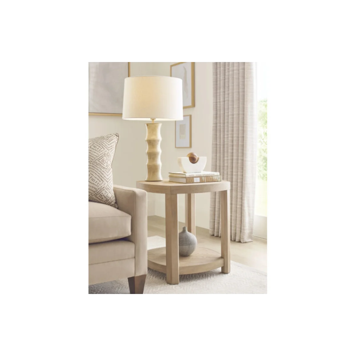 Hidden Treasures Partner Concave End Table End tables End Tables 6