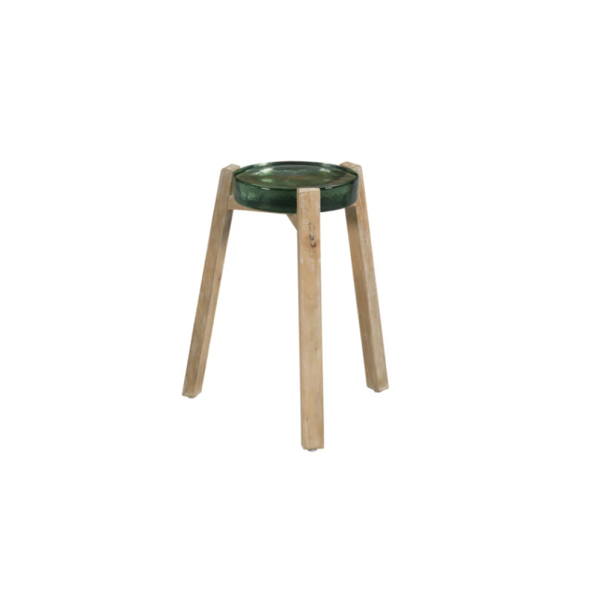 Hidden Treasures Light Cast Glass Accent Table Accent Furniture Accent Furniture 4