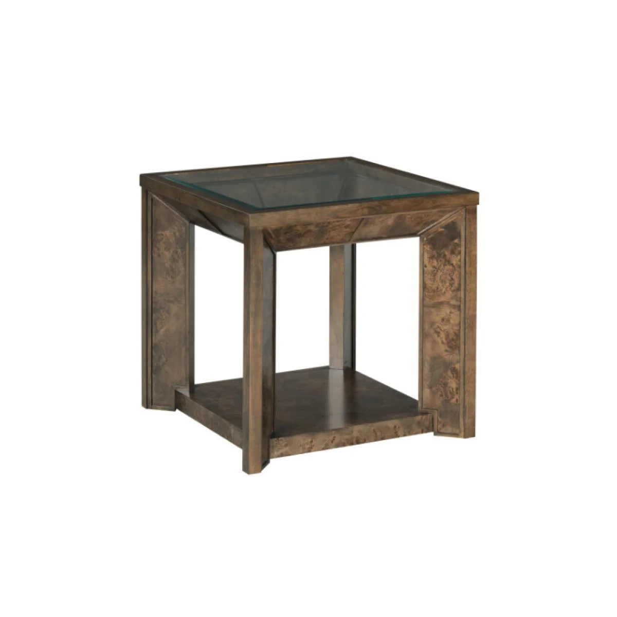 Hidden Treasures Burl End Table End tables black 4