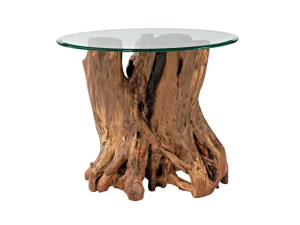Hidden Treasures Root Ball End Table End tables Brown