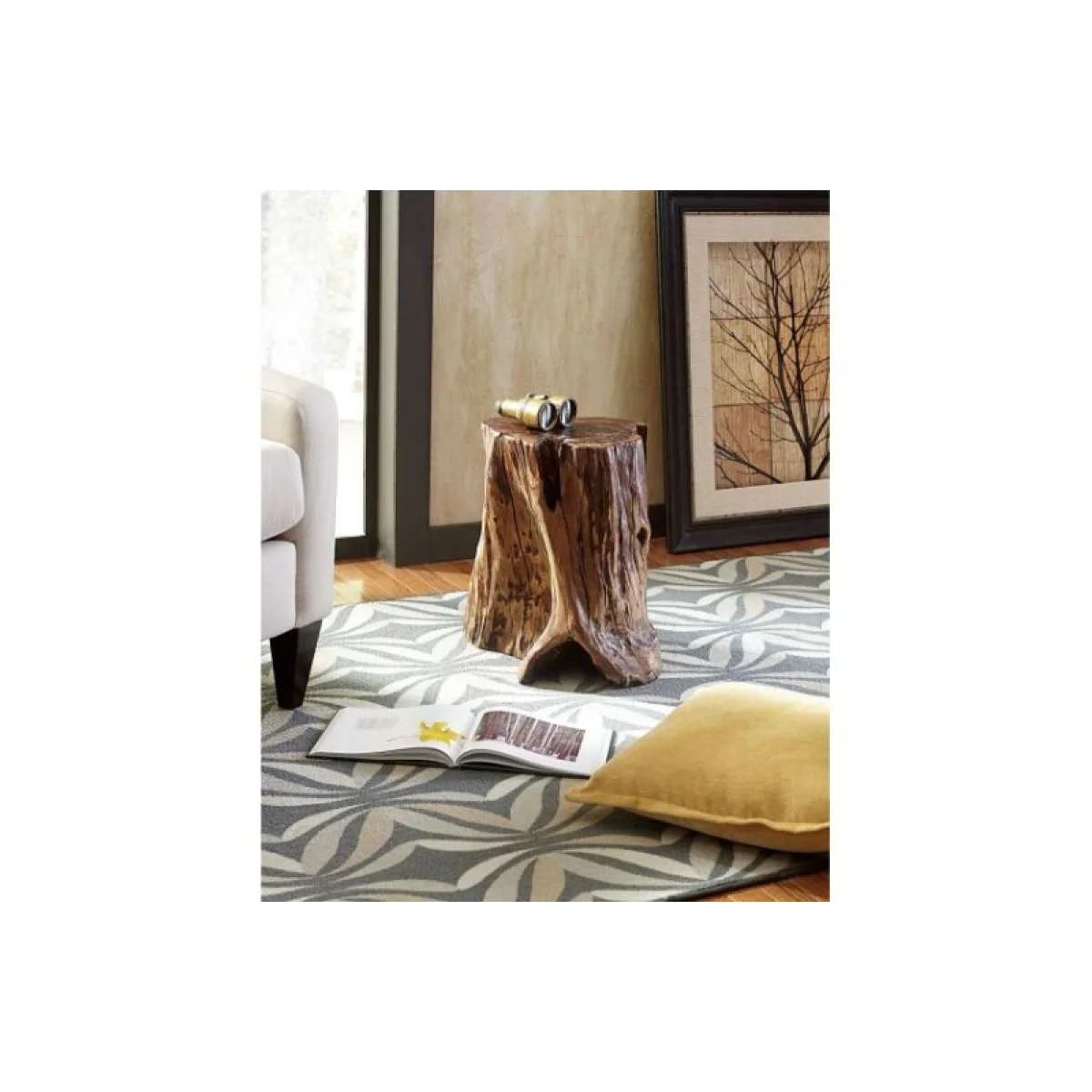 Hidden Treasures Tree Trunk Accent Table Accent Furniture Accent Furniture 6