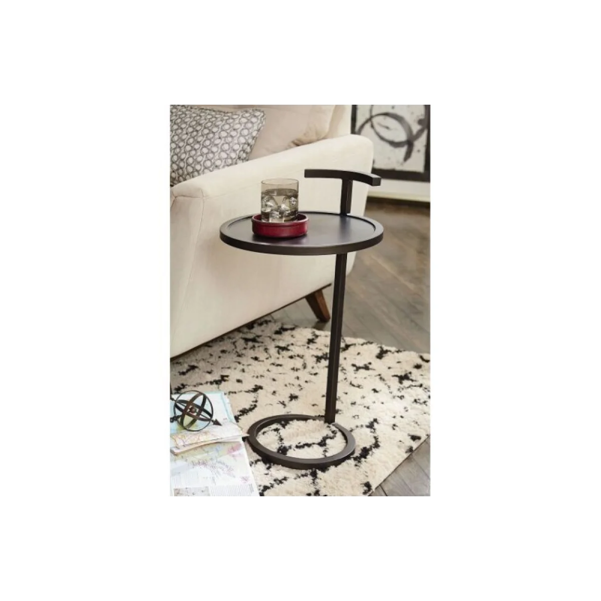 Hidden Treasures Round Accent Table Accent Furniture Accent Furniture 6