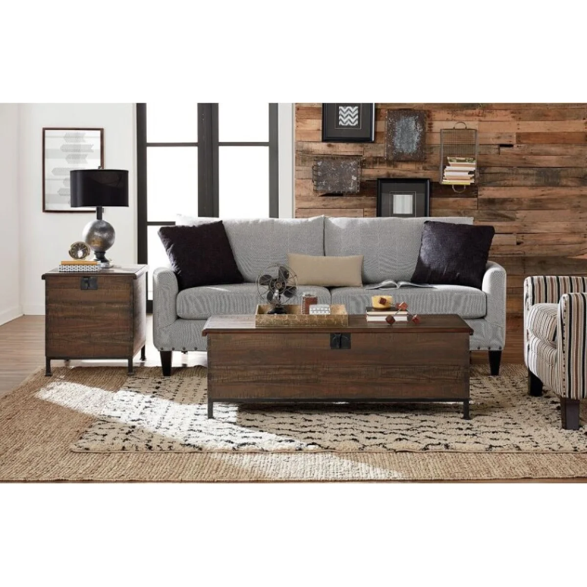 Hidden Treasures Milling Chest End Table End tables End Tables 6