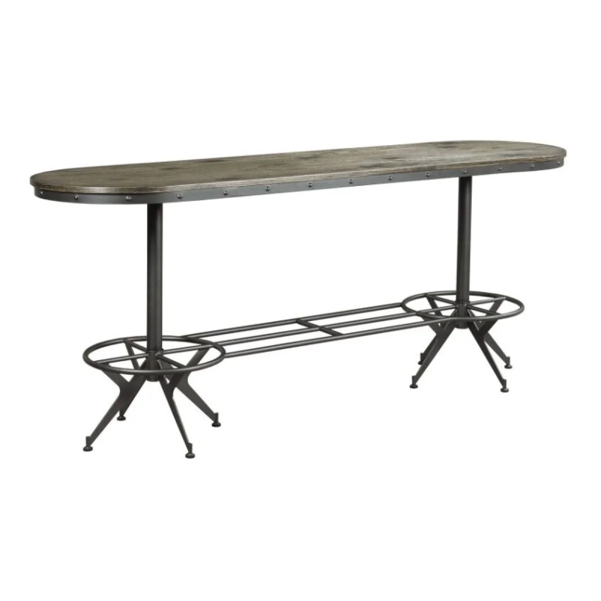 Hidden Treasures Oval Bar Table Bar Furniture Bar Furniture 4