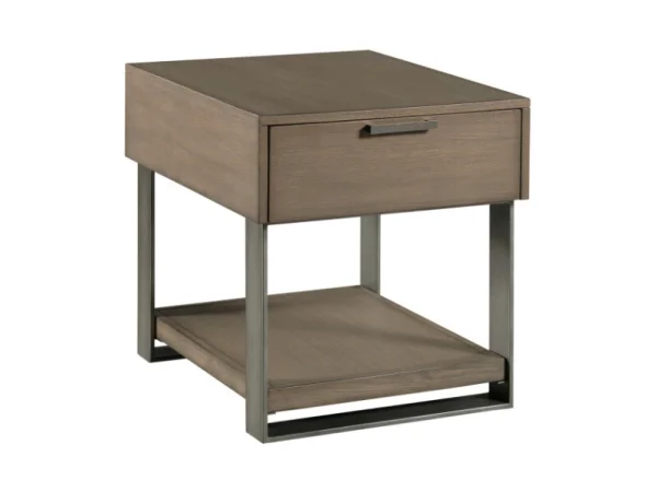 Stella Rectangular Drawer End Table End tables Brown