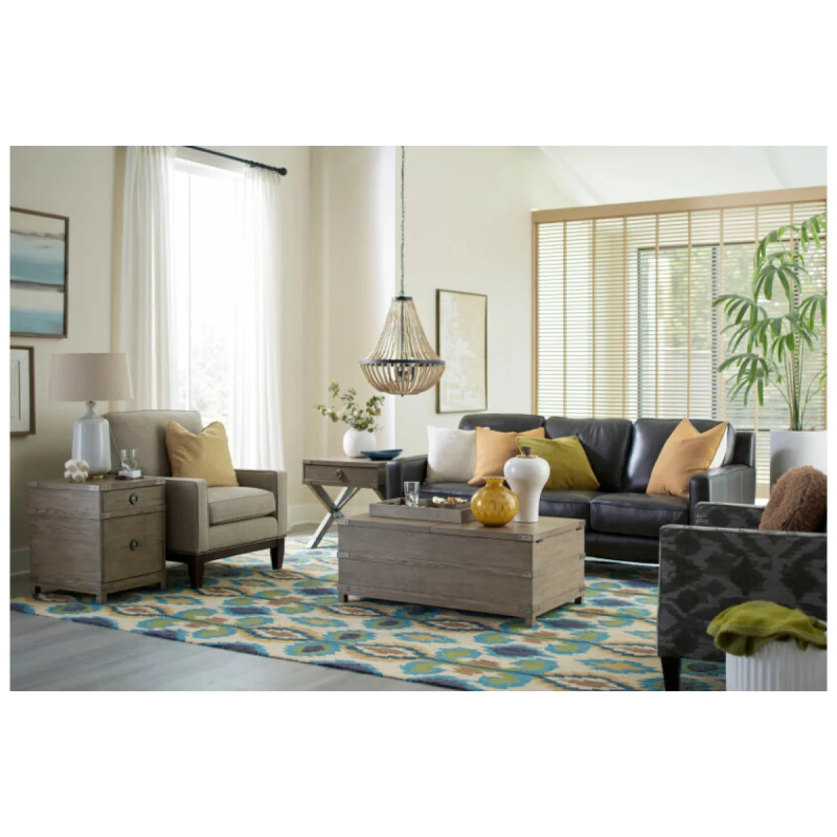Crawford Storage Trunk Coffee Table Cocktail & Coffee Tables Brown 6