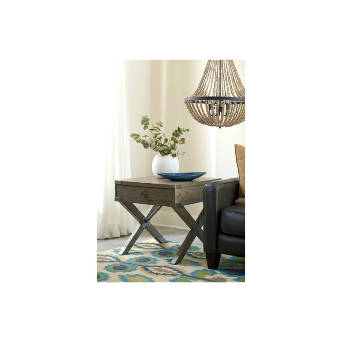 Crawford Drawer End Table End tables black 6