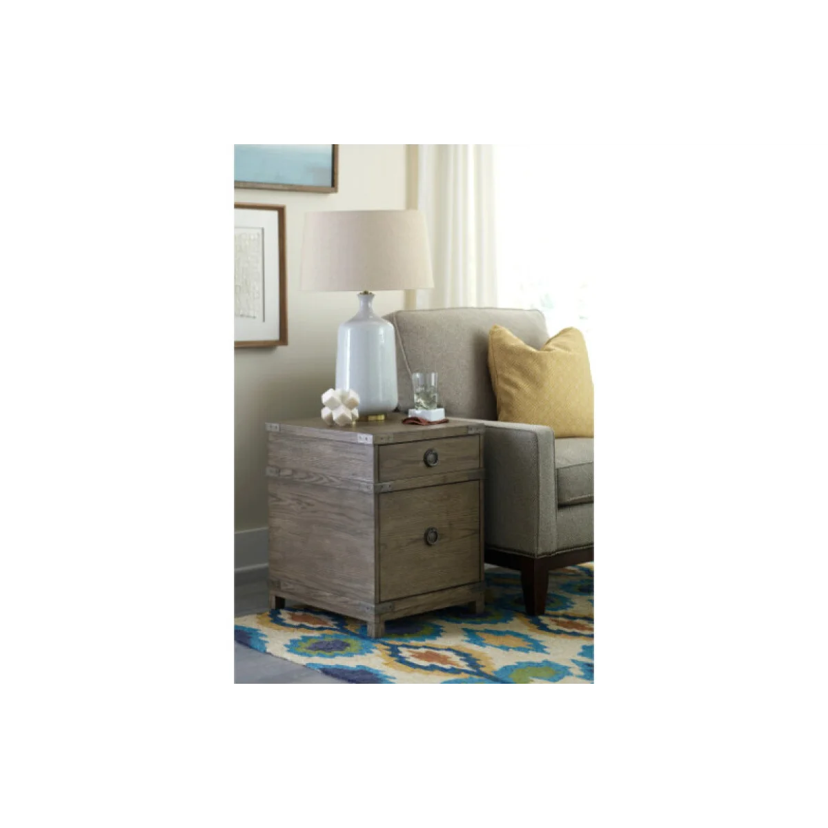 Crawford Trunk Chairside Table Chairside Tables Brown 6