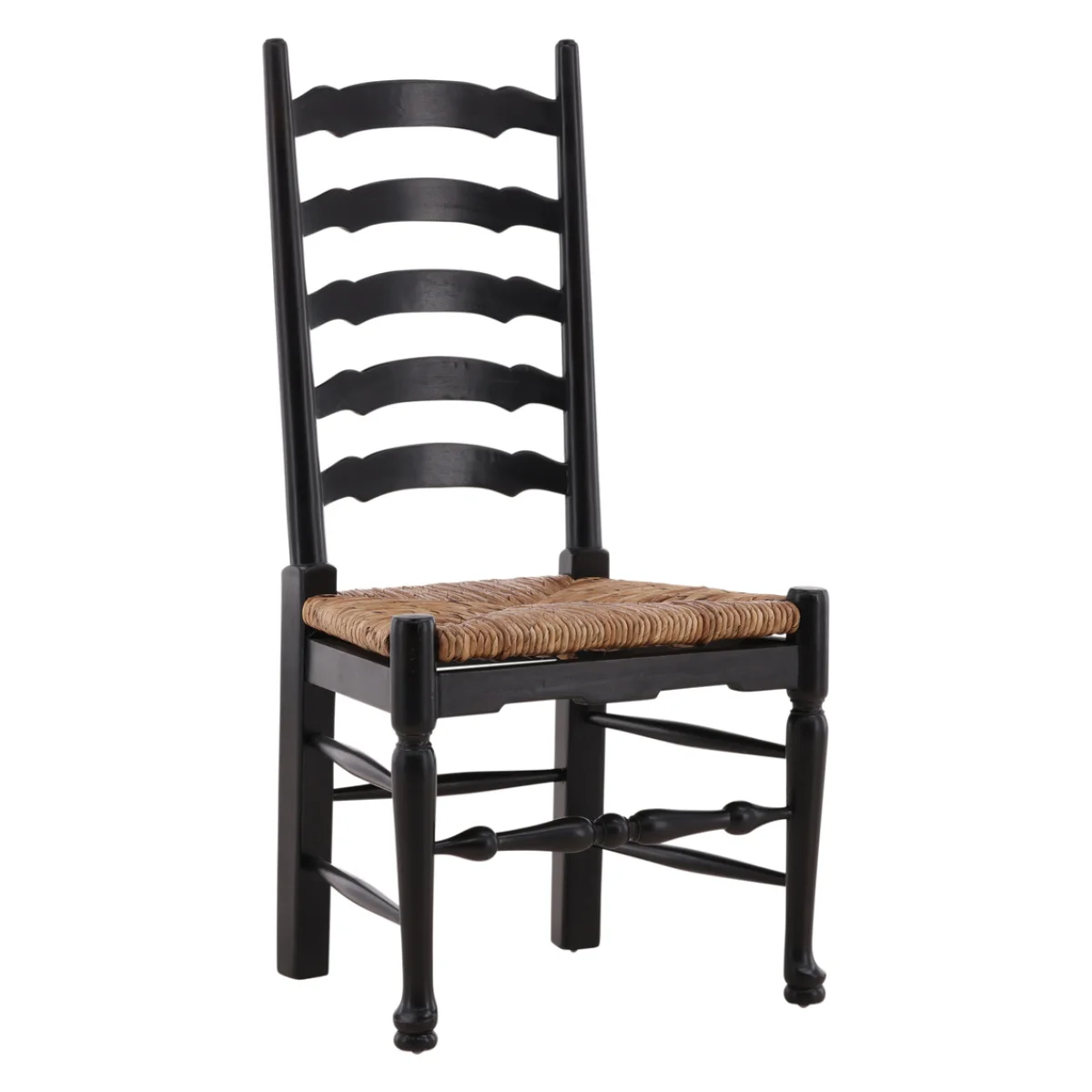 Bradley Ladderback Side Chair Chairs & Benches Brown 4