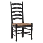 Bradley Ladderback Side Chair Chairs & Benches Brown 9