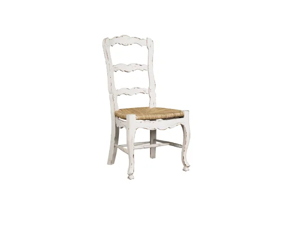 French Ladderback Side Chair Chairs & Benches Brown