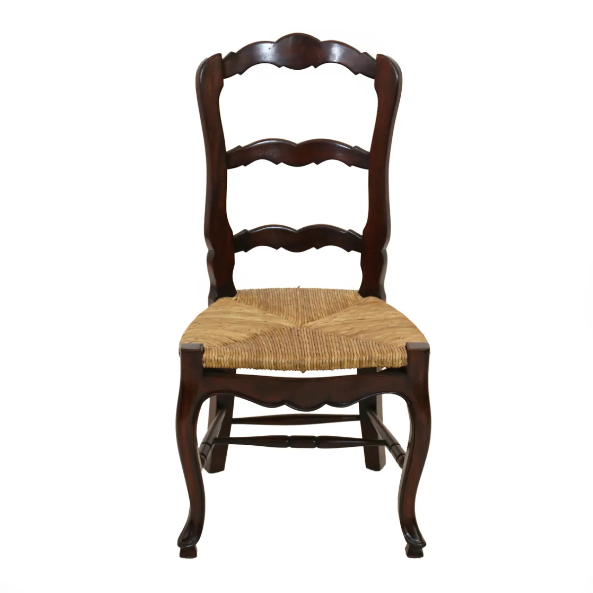 French Ladderback Side Chair Chairs & Benches Brown 6