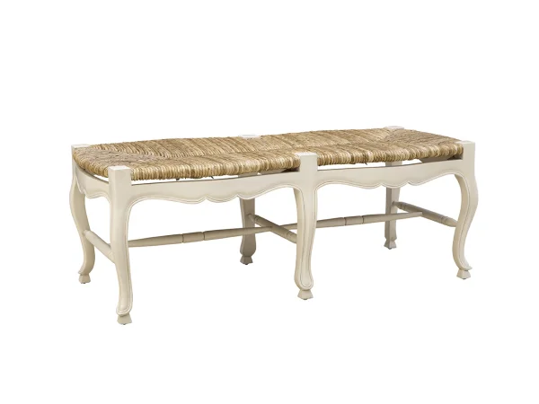 French Backless Settee Sofas Cream