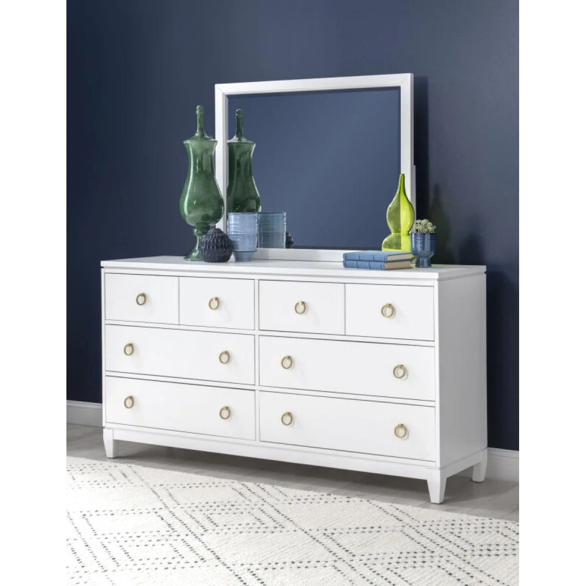 Dresser White Finish Dressers Dressers 6
