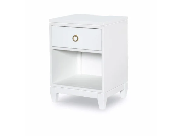 Open Nightstand White Finish Nightstands Legacy Classic Furniture