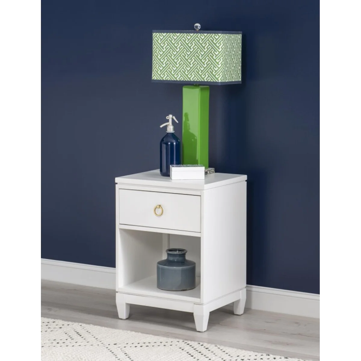 Open Nightstand White Finish Nightstands Legacy Classic Furniture 6