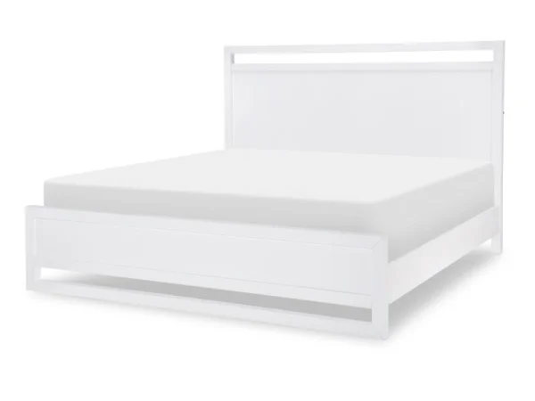 Complete Panel Bed Queen 5/0 White Finish Beds Beds