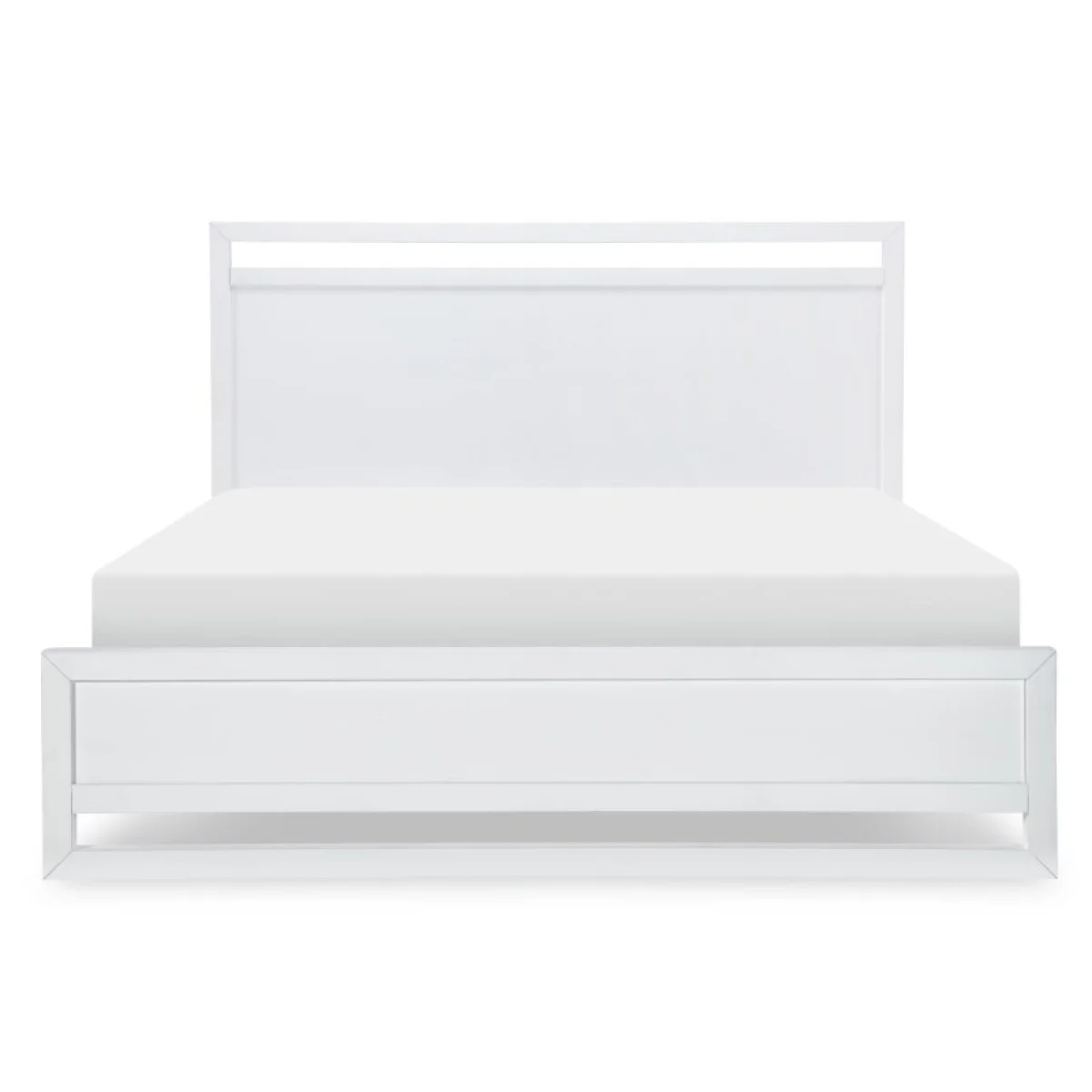 Complete Panel Bed King 6/6 White Finish Beds Beds 6