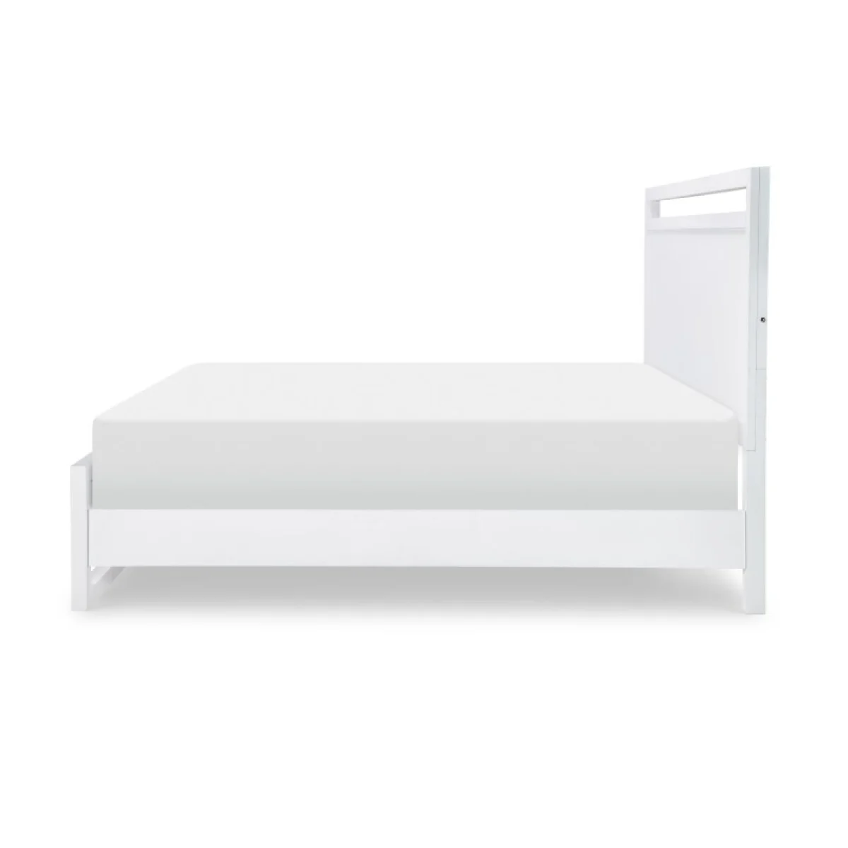 Complete Panel Bed Ca King 6/0 White Finish Beds Beds 7