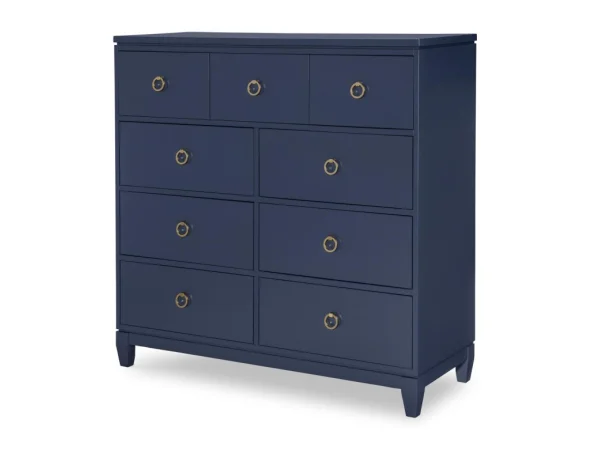 Bureau Blue Finish Chests blue