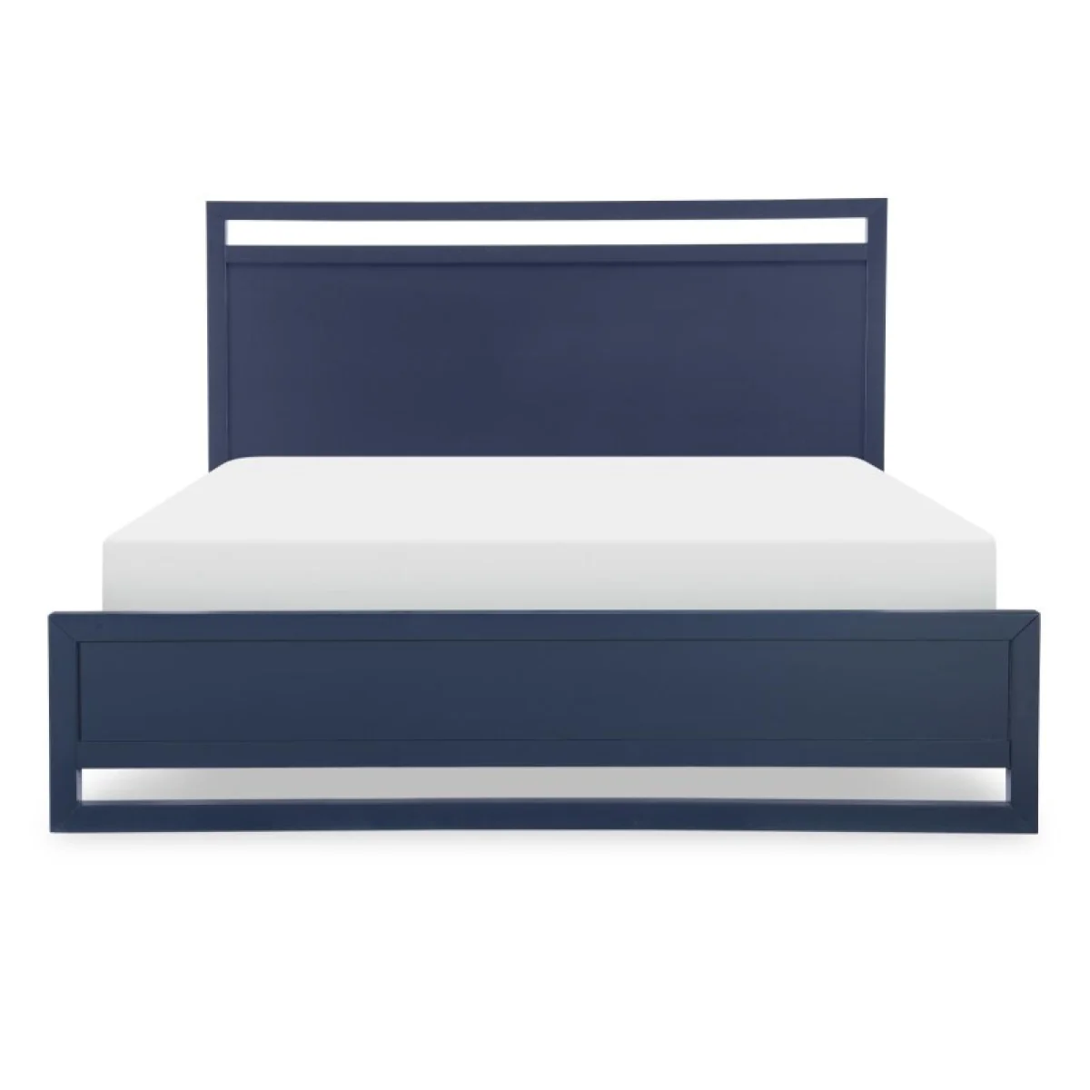 Complete Panel Bed Ca King 6/0 Blue Finish Beds Beds 6