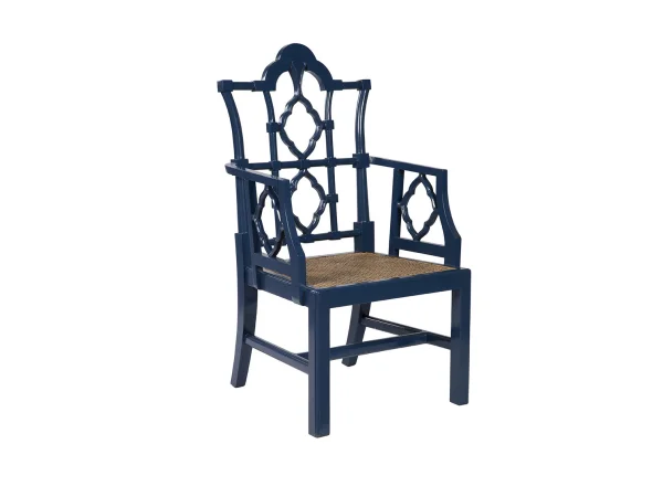 Blue Italian Arm Chair Chairs blue