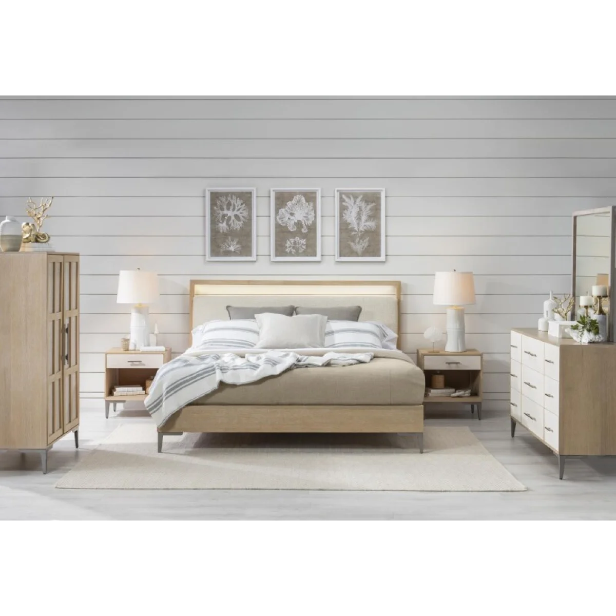 Complete Upholstered Bed King 6/6 Beds Beds 9