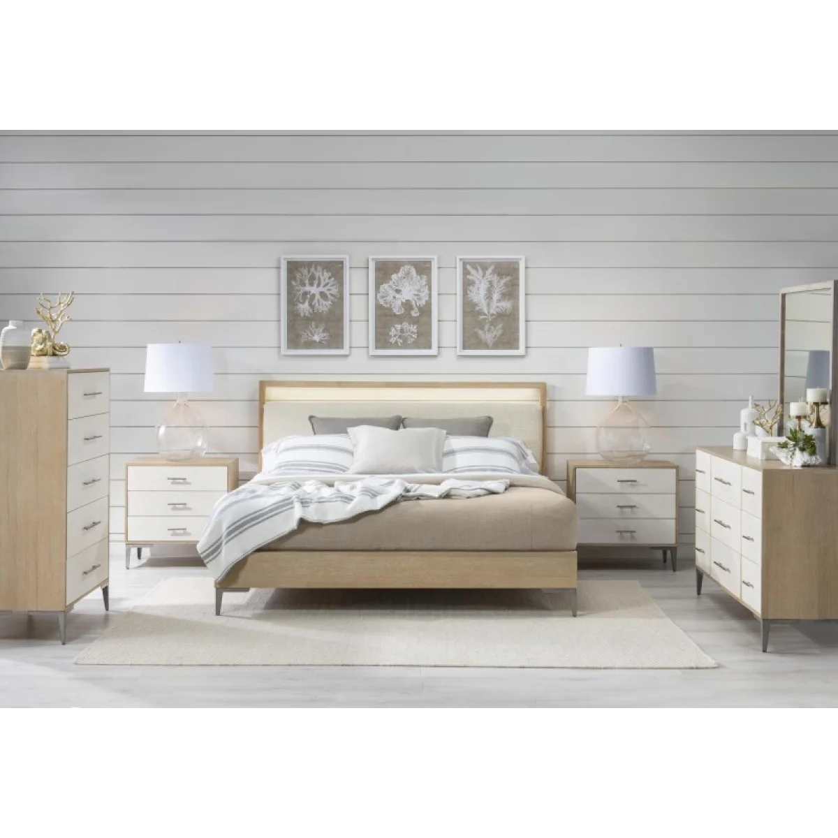 Complete Upholstered Bed King 6/6 Beds Beds 10