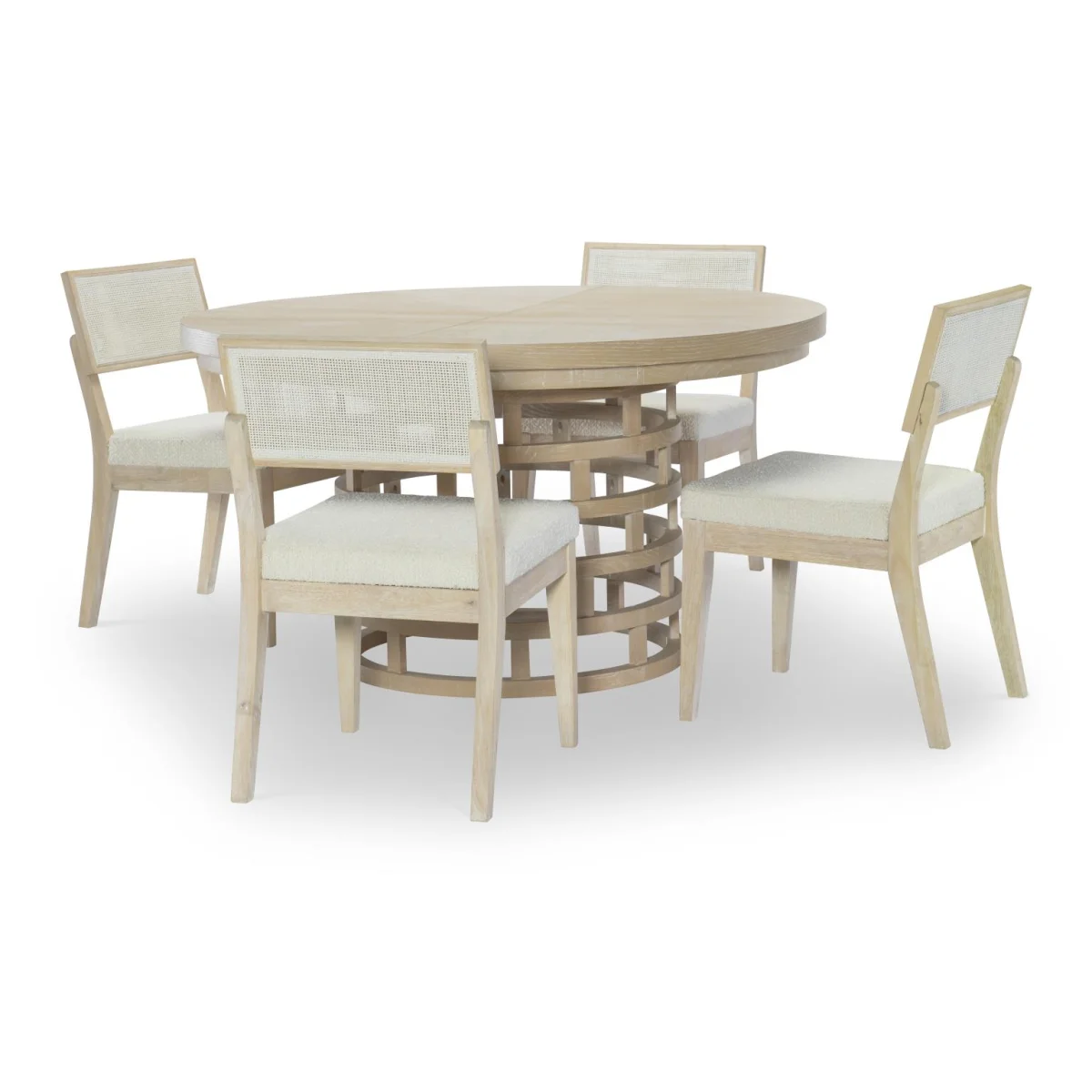 Round Table Dining Tables Cream 10