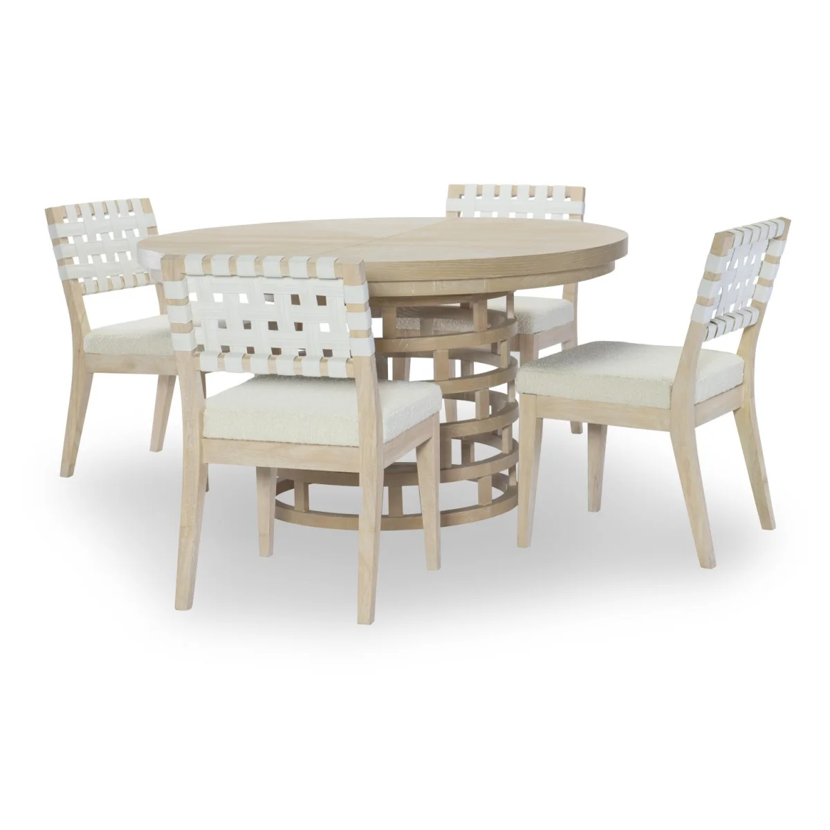 Round Table Dining Tables Cream 12
