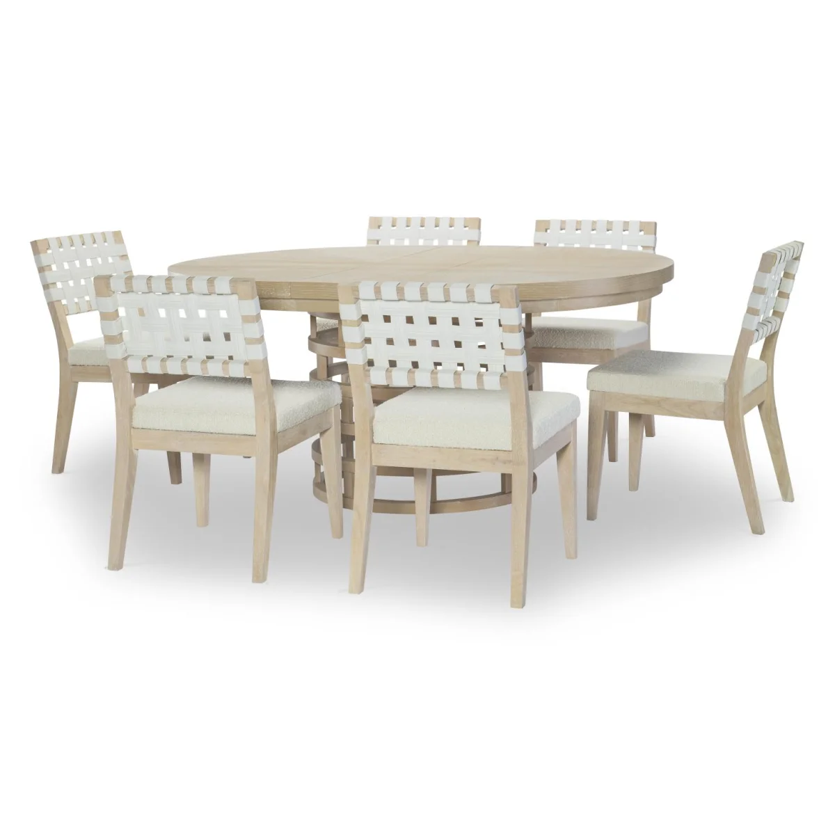 Round Table Dining Tables Cream 13