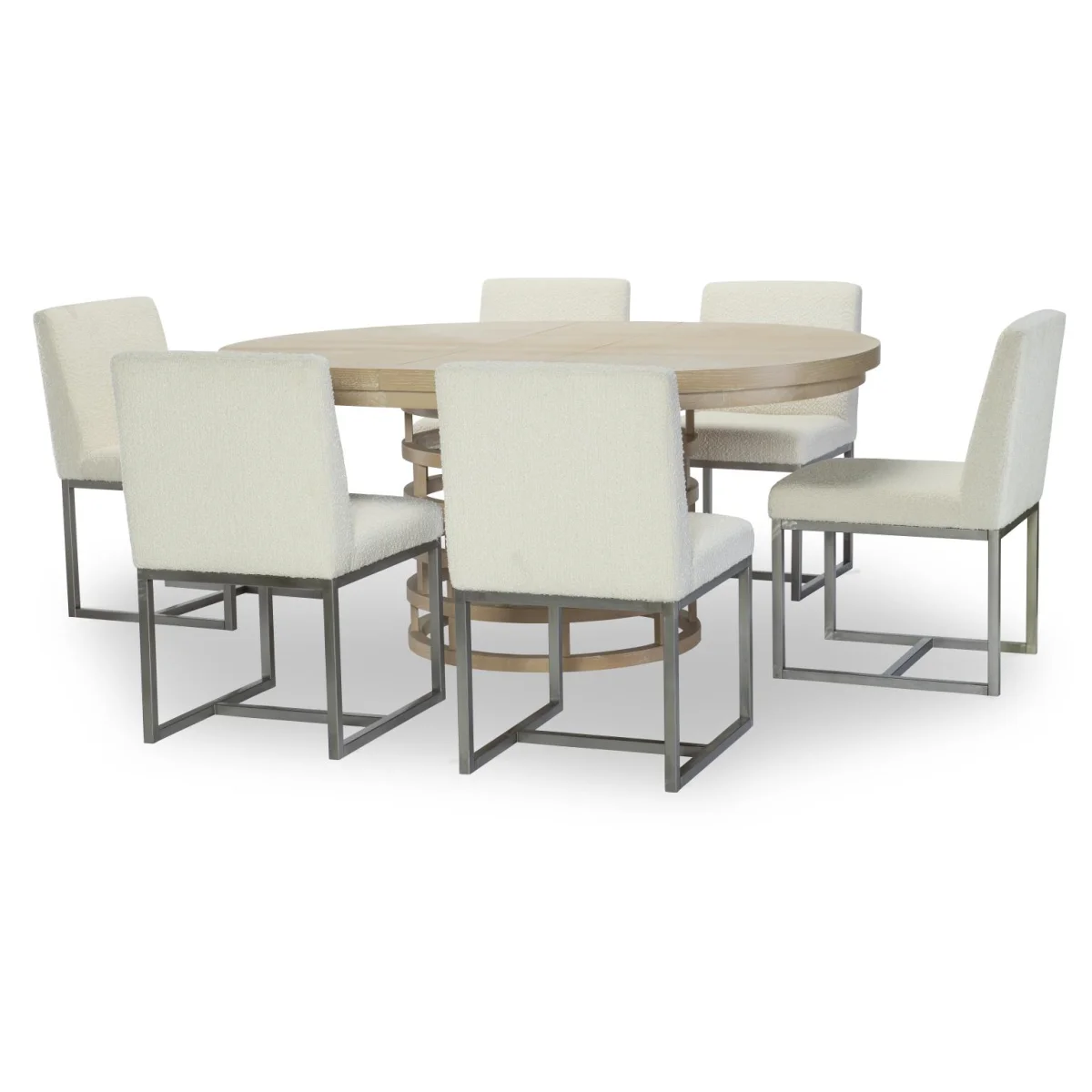 Round Table Dining Tables Cream 15