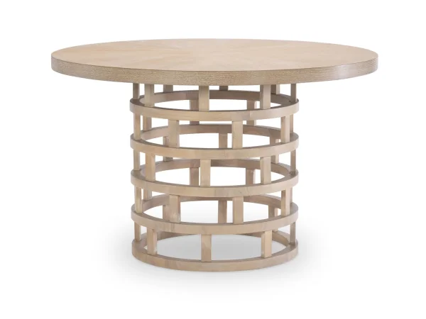 Complete Round Pedestal Table Dining Sets Brown