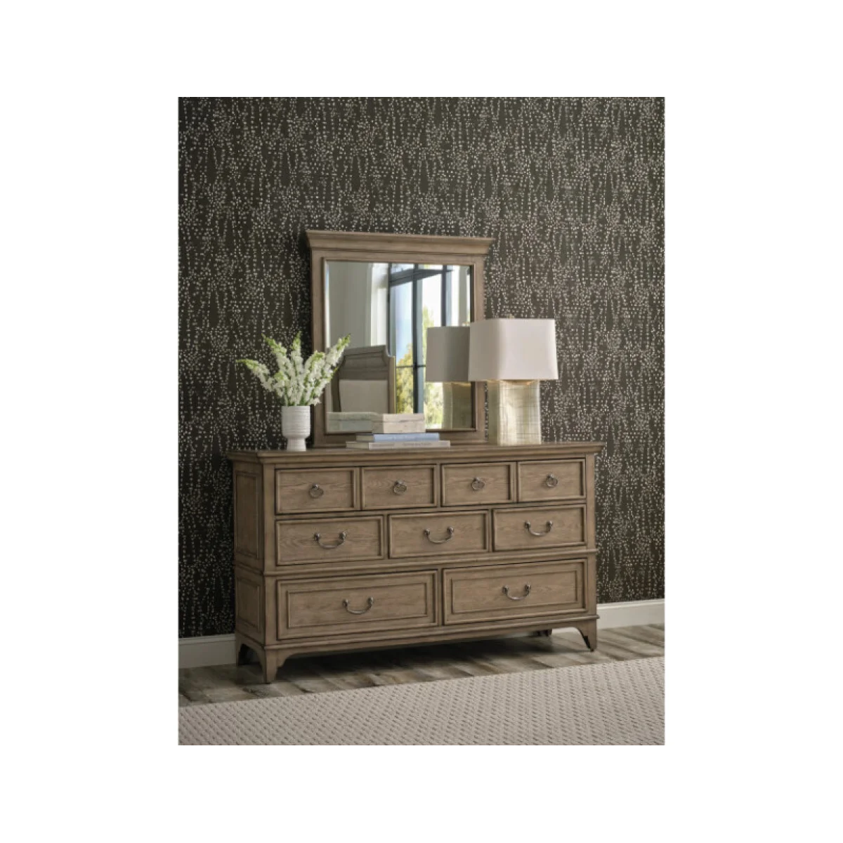 Carmine Lynne Portrait Mirror Bedroom Mirrors American Drew 4