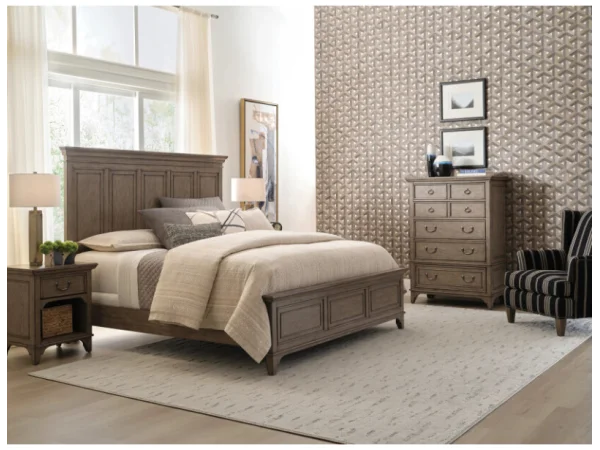 Carmine Asher Panel Queen Bed Complete Beds American Drew