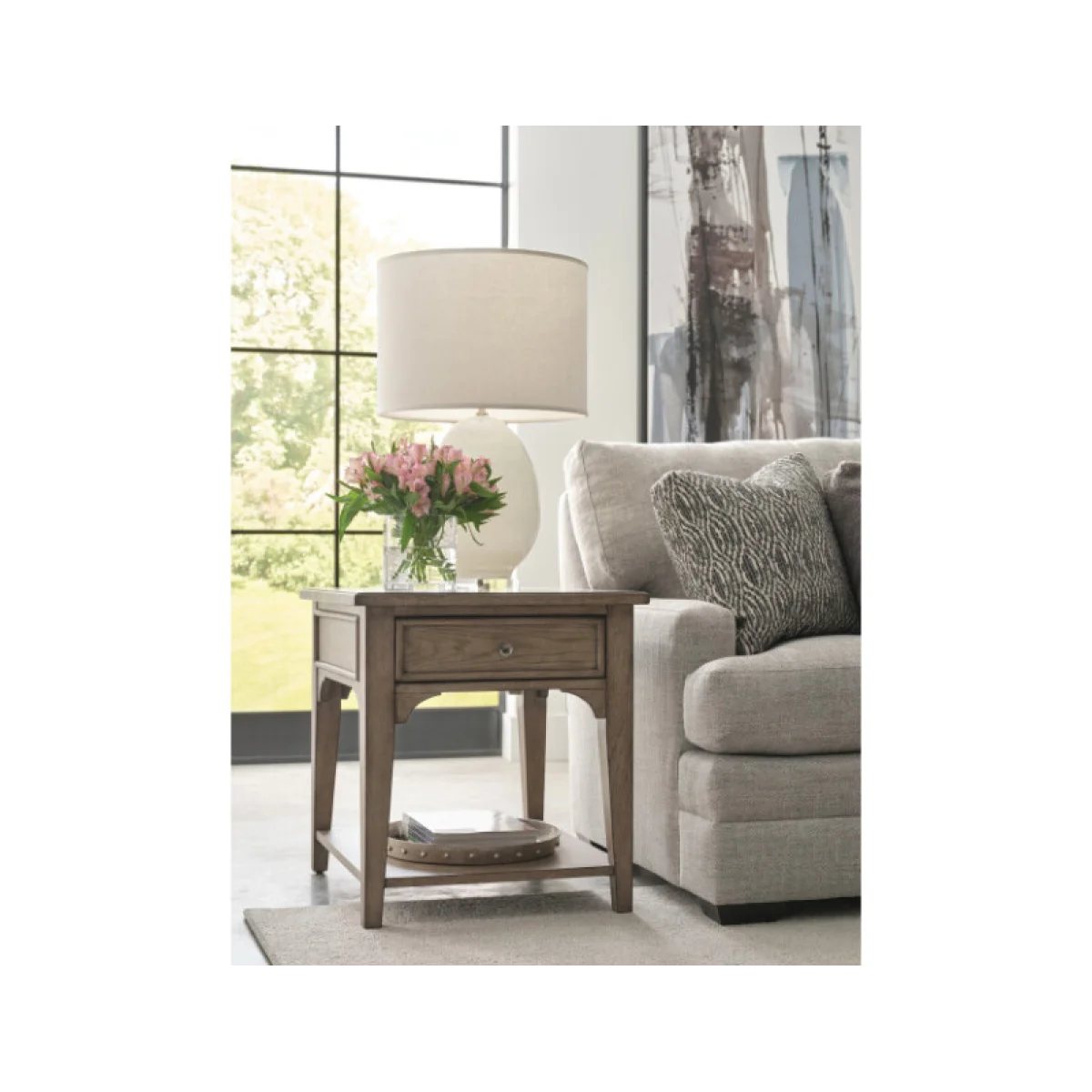 Carmine Beatrix Drawer End Table End tables American Drew 4