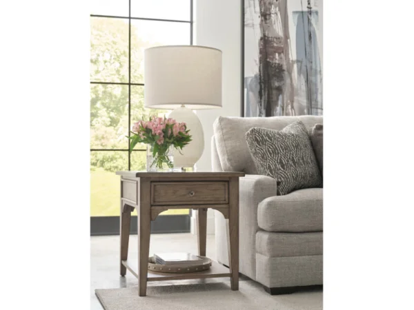 Carmine Beatrix Drawer End Table End tables American Drew