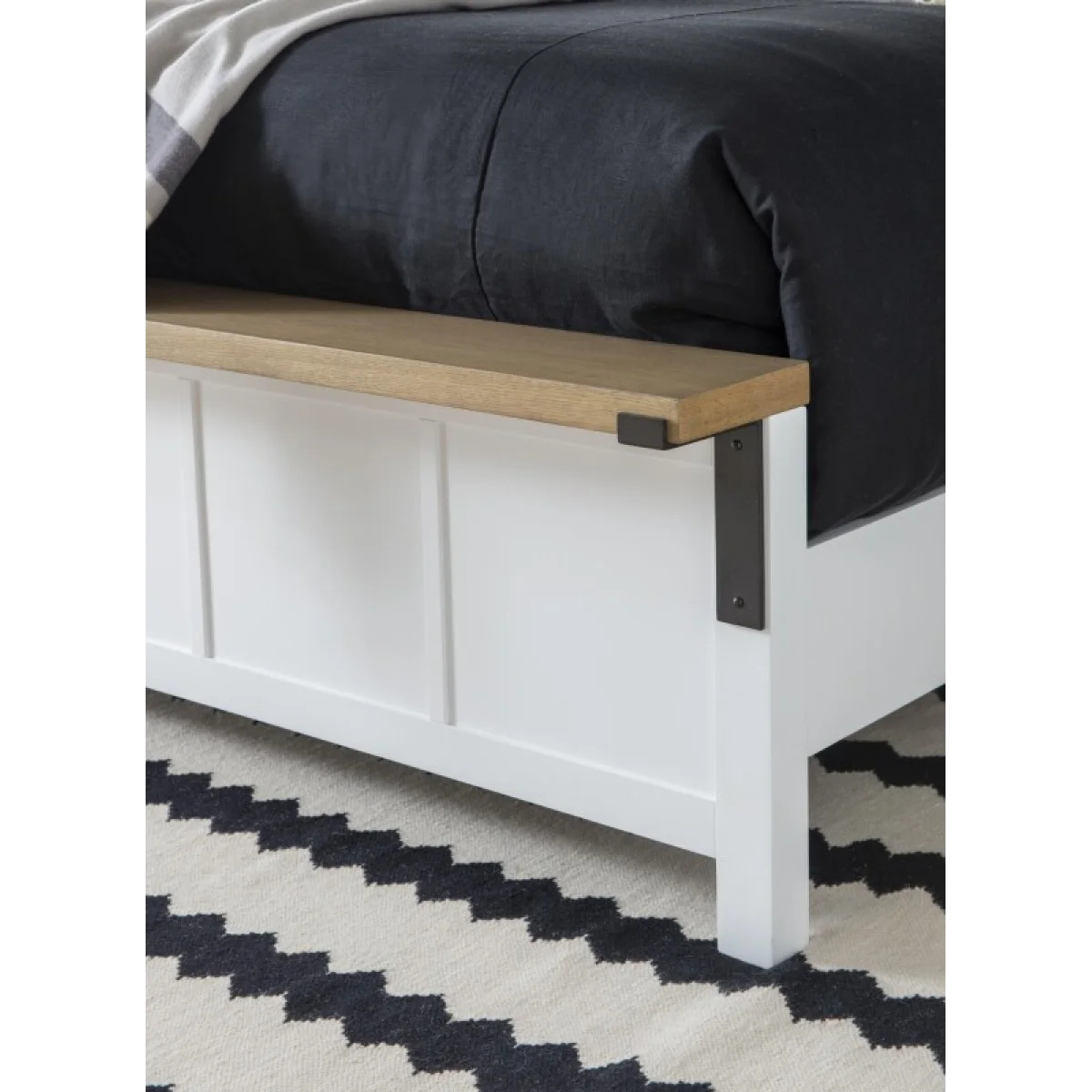 Complete Two Tone Panel Bed Ca King 6/0 Beds Beds 11