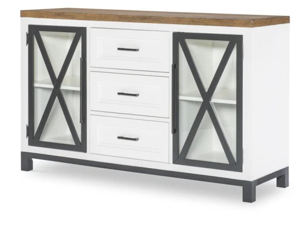 1-drawer Nightstand Nightstands Feathered White/Rich Charcoal 20