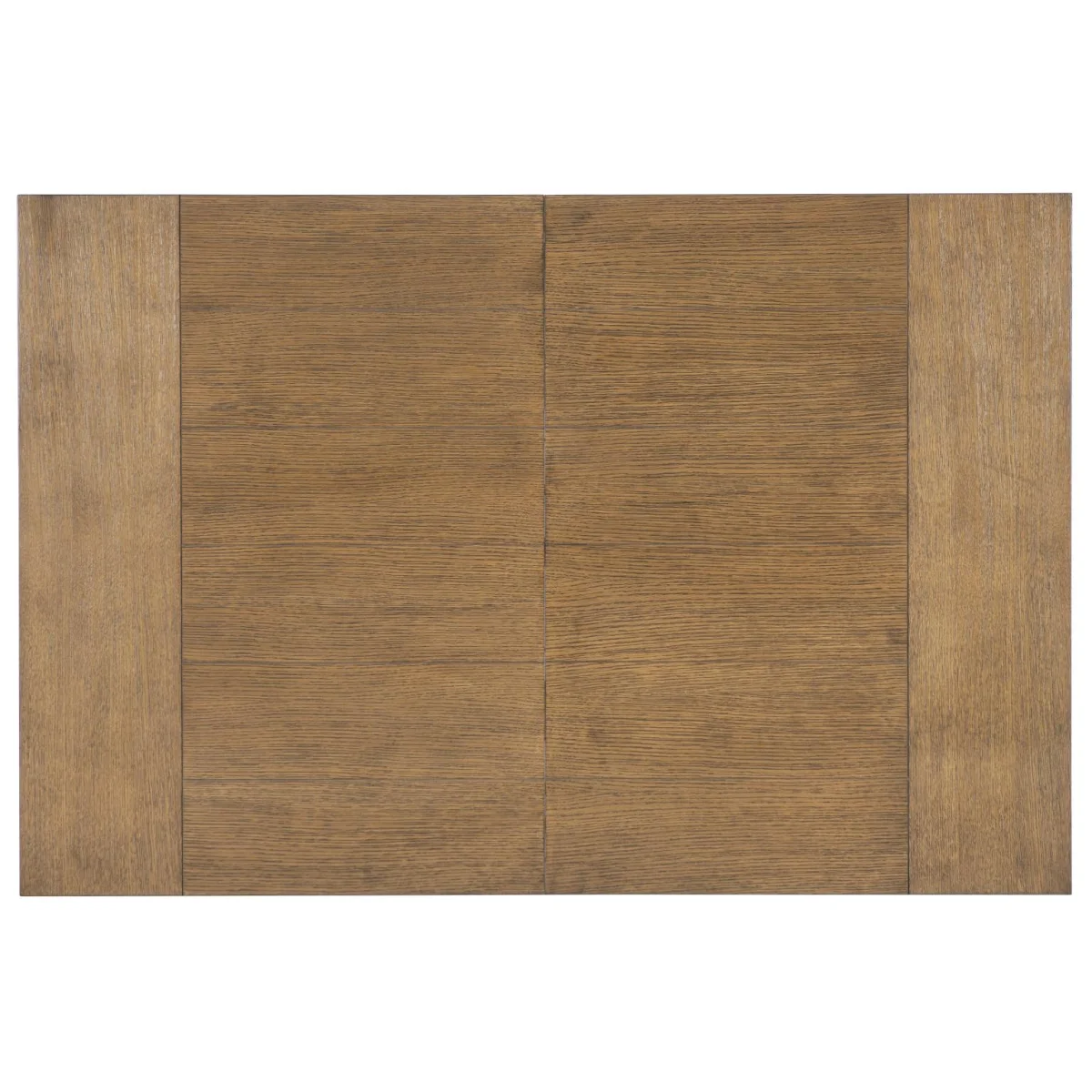 Complete Trestle Dining Table Dining Sets Dark Oak Tops, Natural White Base, Aged Black Accents 6
