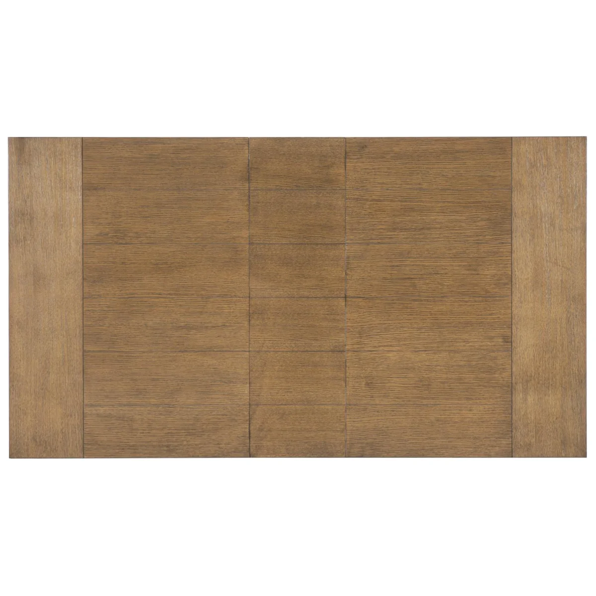 Complete Trestle Dining Table Dining Sets Dark Oak Tops, Natural White Base, Aged Black Accents 8