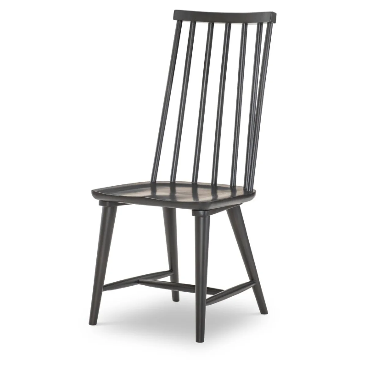 High Back Spindle Side Chair Chairs & Benches black 4