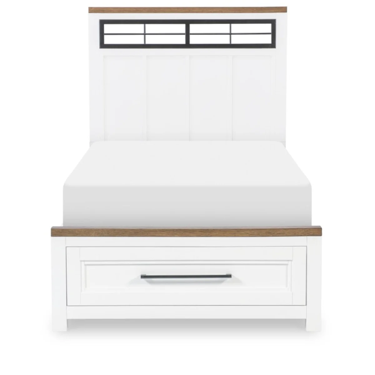 Complete Metalwork Panel Bed W. Storage Footboard, Twin 3/3 Youth Beds Legacy Classic Furniture 6