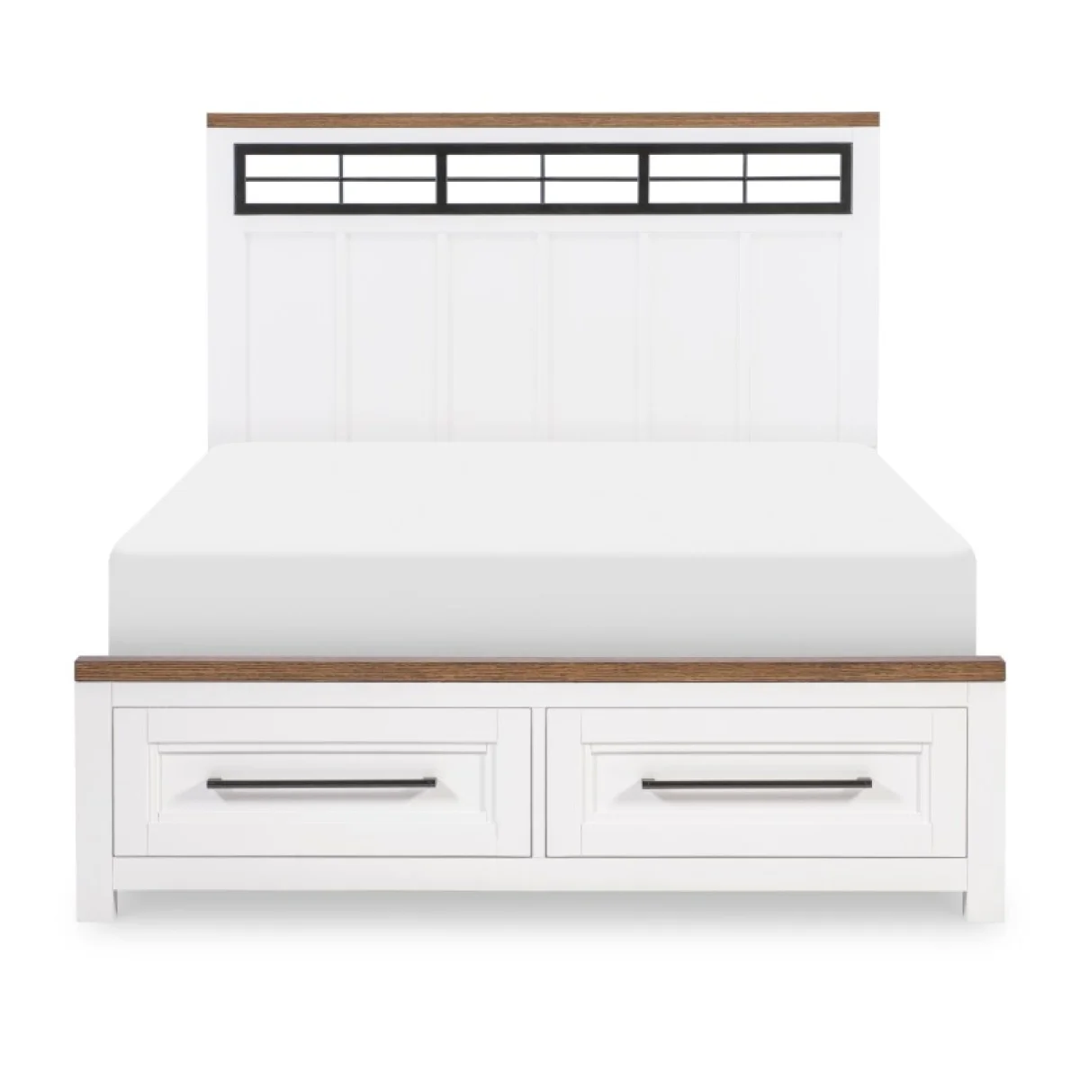 Complete Metalwork Panel Bed W. Storage Footboard, Full 4/6 Youth Beds Legacy Classic Furniture 6