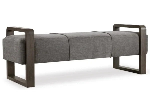 Curata Upholstered Bench Chairs & Benches Brown